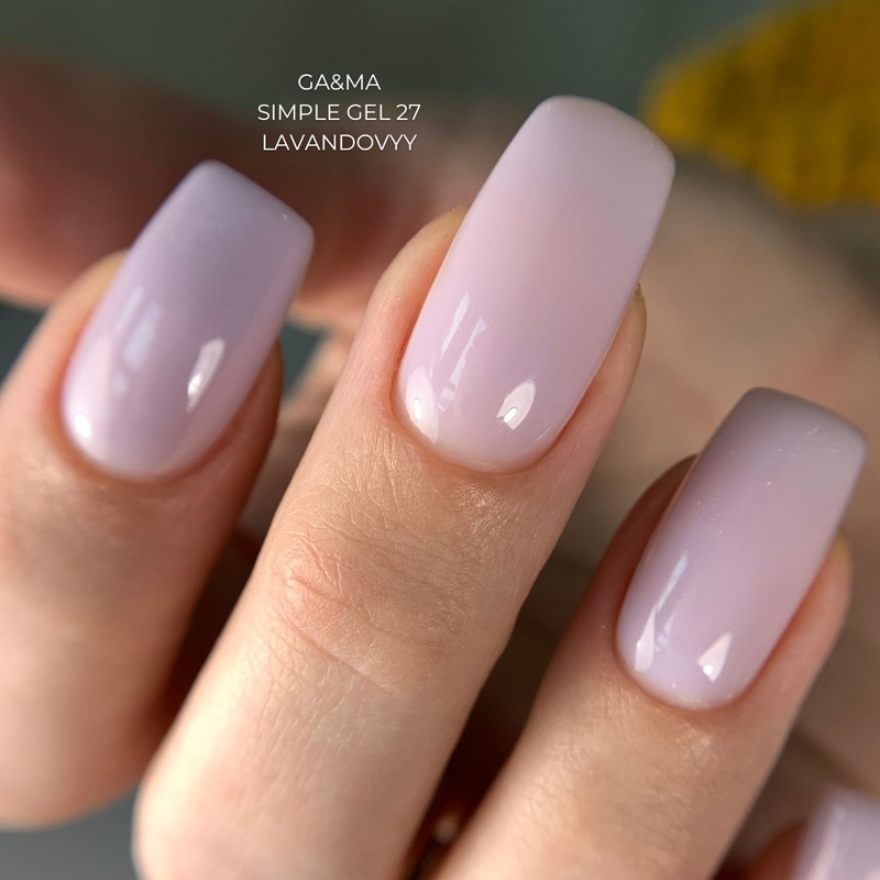 Simple gel 027 Lavandovyy / Сімпл гель 027 Лавандовий, 15 мл