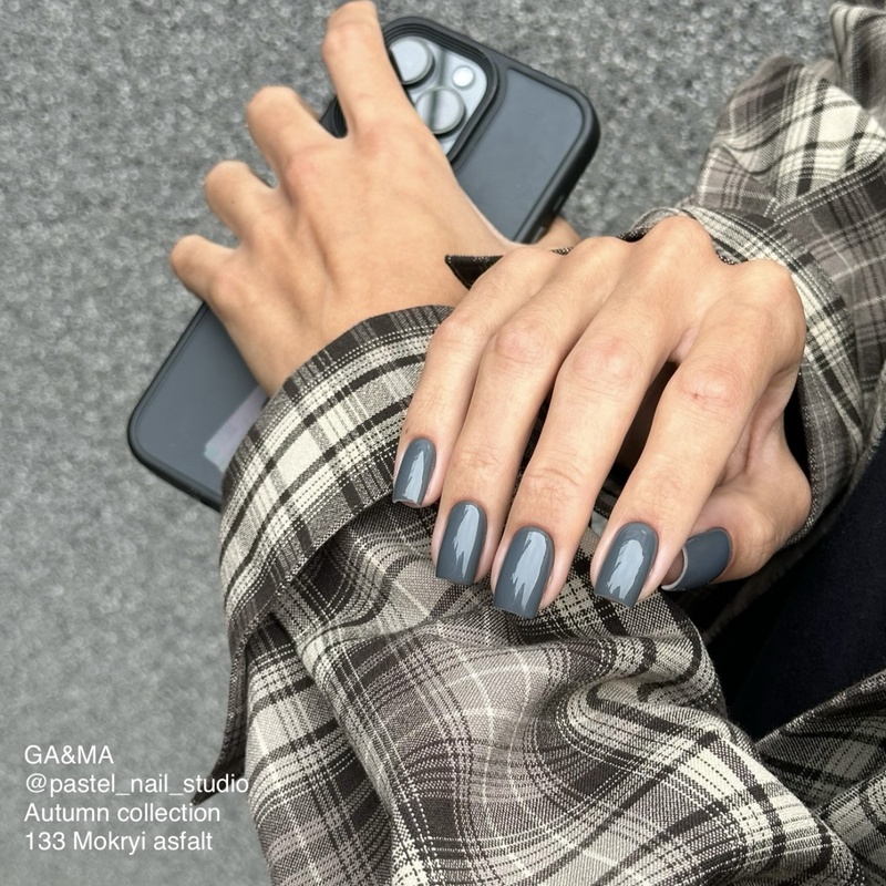 Autumn collection 133 Mokryi asfalt recommended by @vakula_nails/ Осіння колекція 133 Мокрий асфальт, 10 мл