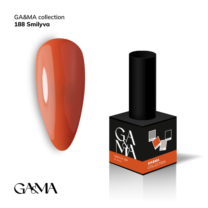 GA&MA collection Smilyva 188 / GA&MA колекція Смілива 188, 10 мл