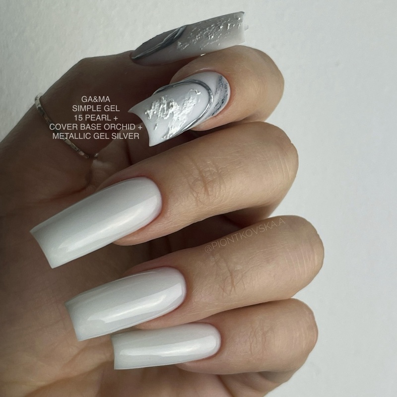 Metallic gel Silver / Металік гель Сільвер, 5 г